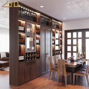 Tủ rượu ngăn phòng khách và bếp
