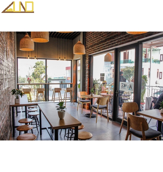 Chụp đèn - bàn ghế quán cafe